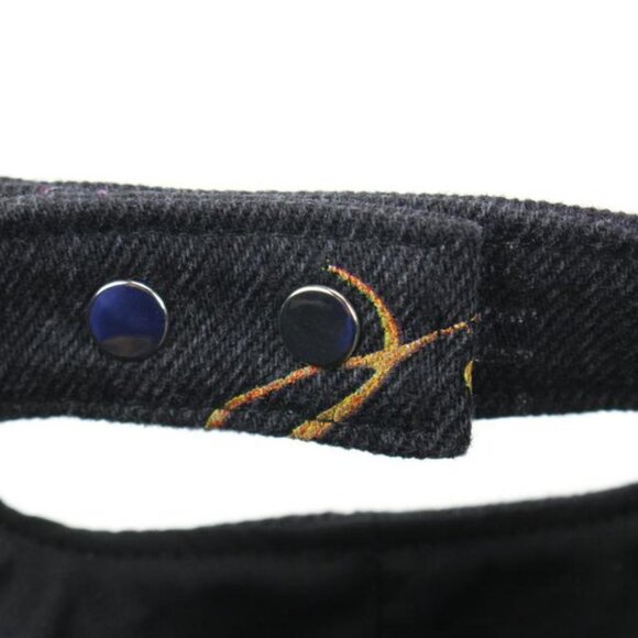Chanel 22P Black Denim x Pink CC Logo All Over Baseball Cap 98ck323s main image 4